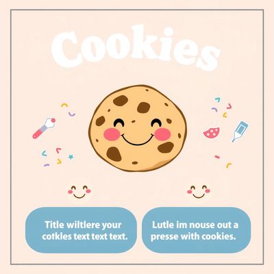 Plakat powitalny — „Ciasteczka”