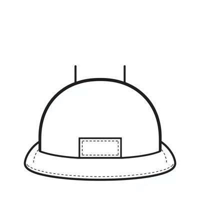 Szablon czapki górnika (do druku i wycięcia)