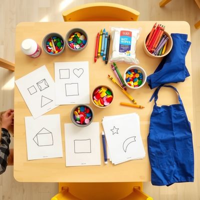 Ustawienie stacji pracy — przygotowanie materiałów