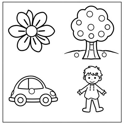 Kolorowanka z miejscami na guziki