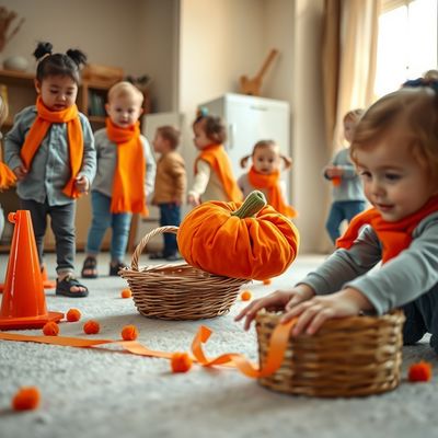 Dyniowe zabawy ruchowe