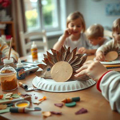 Jeż — praca plastyczna