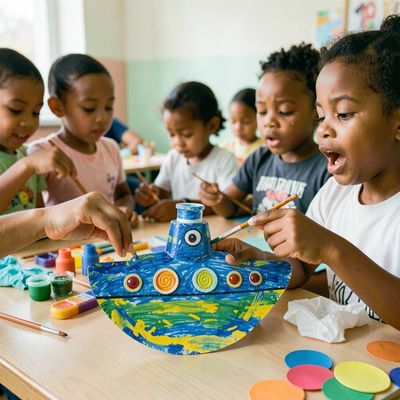 Dzień Łodzi Podwodnej — praca plastyczna