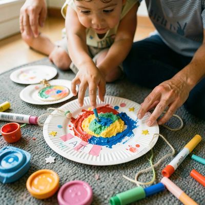 Medal dla Taty — plastyczne świętowanie Dnia Mężczyzn