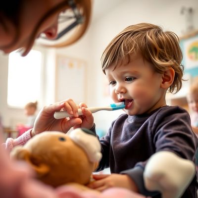 Małe Ząbki — Ruchowe Zabawy o Higienie Jamy Ustnej