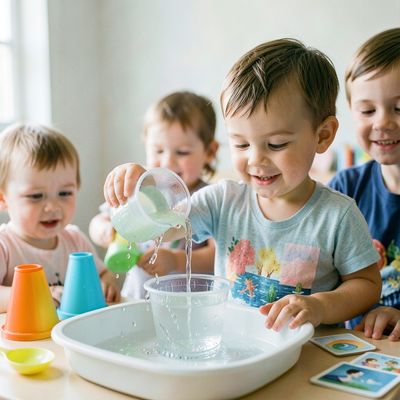 Dzień Wody – zabawa sensoryczna dla maluszków (2–3 lata)