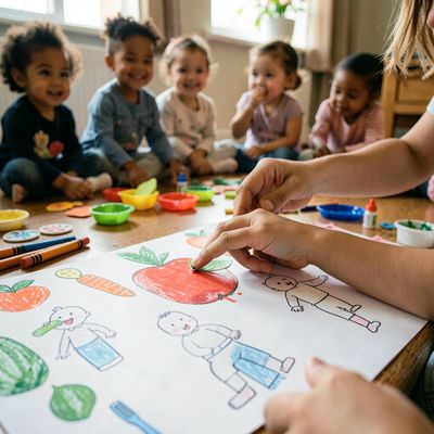 Dzień Zdrowia — Plakat "Kolorowe Zdrowie"