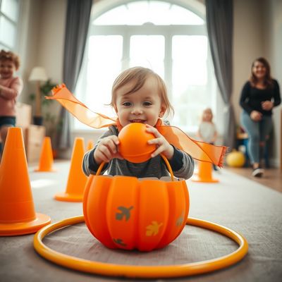 Ruchowe Halloween dla maluszków