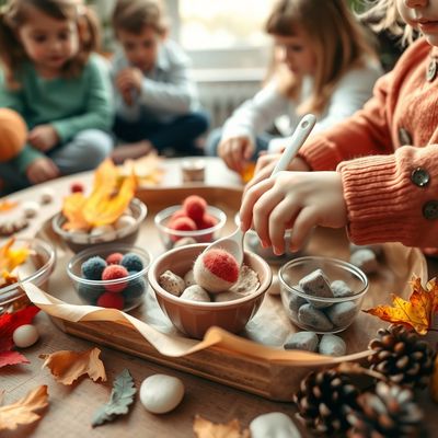 Jesienne sensoryczne odkrywanie