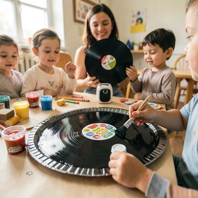 Dzień Płyty Winylowej — malujemy „winyle”