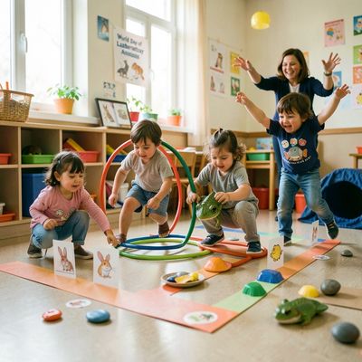 Ruchowe zabawy z okazji Światowego Dnia Zwierząt Laboratoryjnych