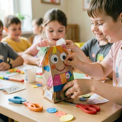 Dzień Zięcia — papierowa pacynka