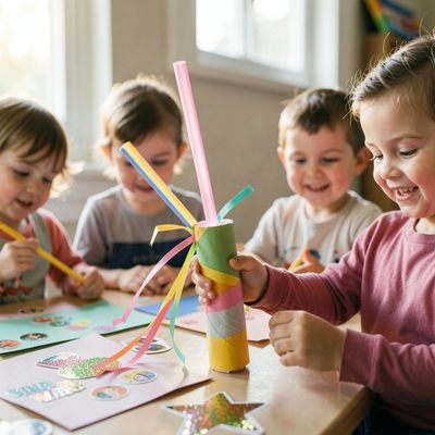 Małe świetlne mieczyki i gwiezdne naklejki