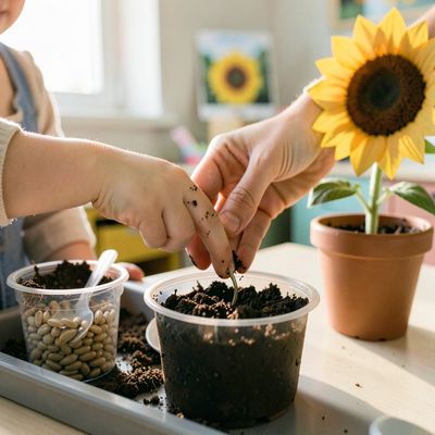 Międzynarodowy Dzień Partyzanckiego Sadzenia Słoneczników — relaksacyjne zajęcia