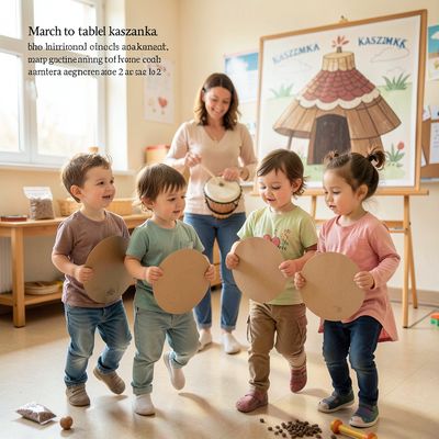 Rytmy i smaki: Mała Kaszanka — zabawy rytmiczne dla maluszków