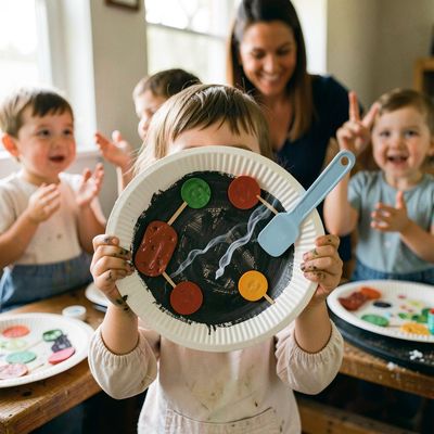 Dzień Grilla – plastyczne warsztaty dla maluszków