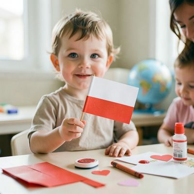 Dzień Polonii i Polaków za Granicą — malujemy małą flagę