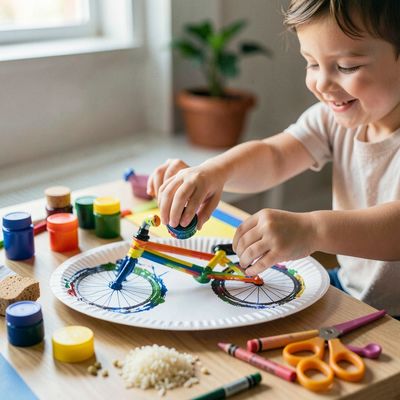 Dzień Dojazdu Rowerem do Pracy — Malujemy rowerki