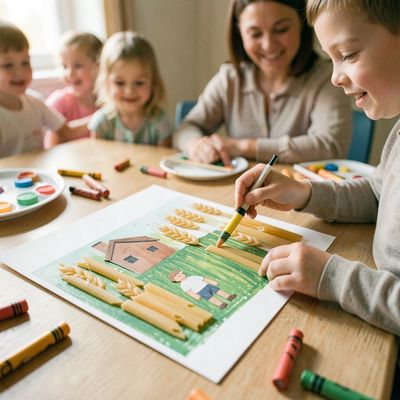 Patronalne Święto Rolników — praca plastyczna