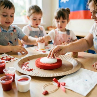 Kotylion zwycięstwa — palcami i gąbką
