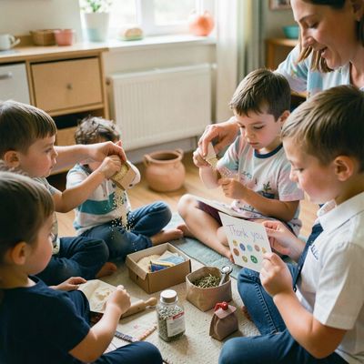 Cicha podróż po miasteczku pracy