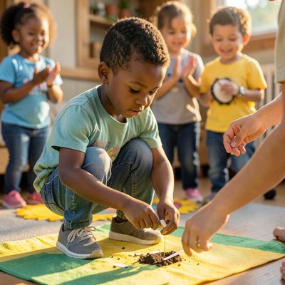 Partyzanckie Sadzenie Słoneczników — Zabawa rytmiczna