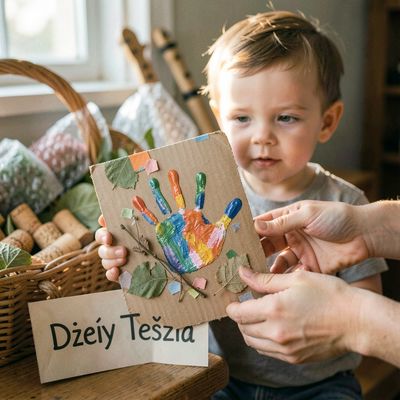 Ekologiczny Dzień Teścia — prezencik z recyklingu