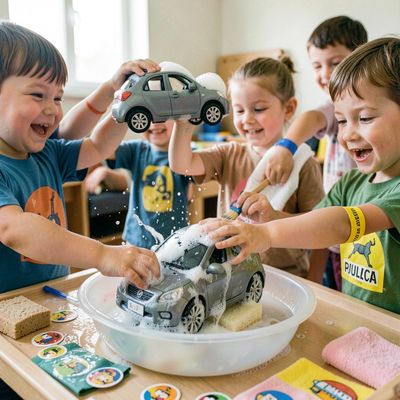 Dzień Mycia Samochodów — zabawa integracyjna