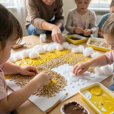 Międzynarodowy Dzień Piwa i Piwowara — Plastyczna mozaika „Zboża i piana”