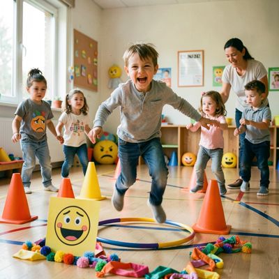 Dzień Emotikona — Ruchowe Zabawy z Emocjami