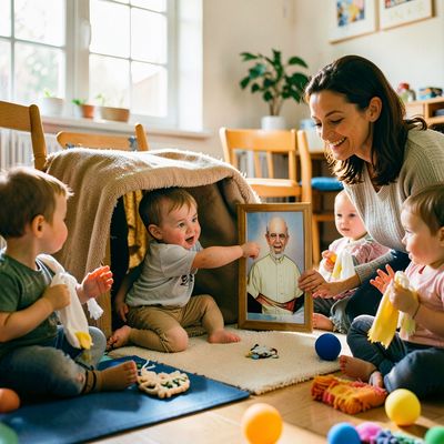 Ruchowe zabawy na Dzień Papieża Jana Pawła II