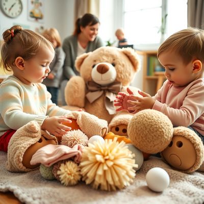 Dzień Pluszowego Misia — Zmysłowe zabawy