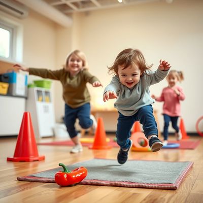 Dzień Czerwonej Papryki - zabawy ruchowe