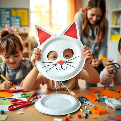 Dzień Kota — maski kotków