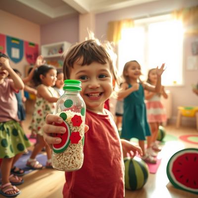 Dzień Arbuza — rytmiczne zabawy muzyczno-ruchowe