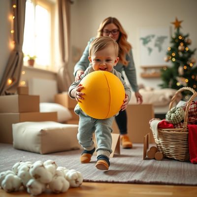 Wigilia w ruchu — małe renifery i prezenty