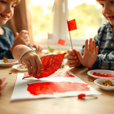 Wiosenny spacer i tworzenie flagi — Święto Konstytucji 3 Maja