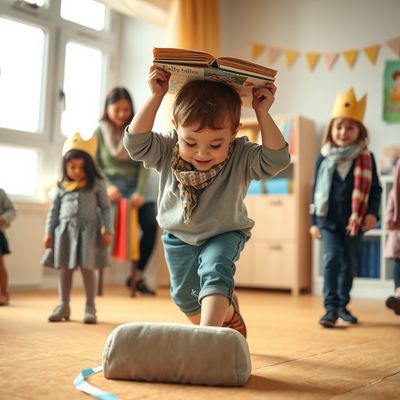 Dzień Książki — zabawy koordynacyjne