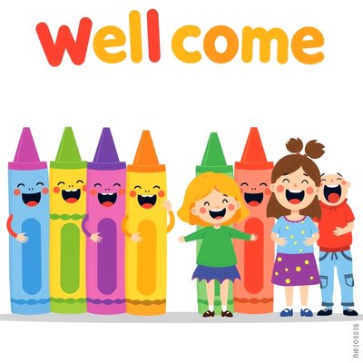 Plakat powitalny „Dzień Kredki”