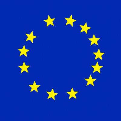 Duża plansza: flaga Unii Europejskiej