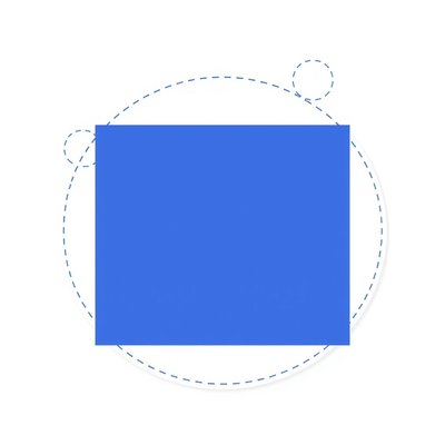 Szablon talerzyka: moja flaga z gwiazdek