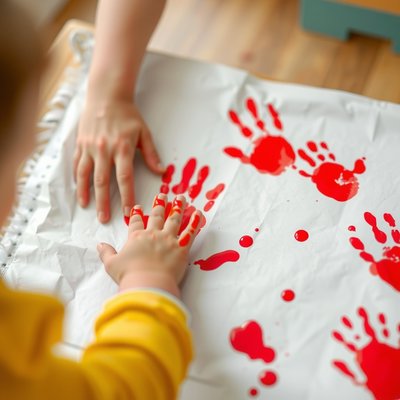 Zdjęcie aktywności: malowanie palcami