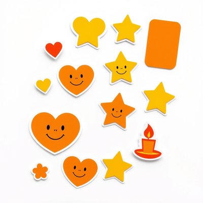 Naklejki - arkusz ozdobny