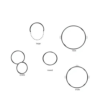 Szablon uszu i pyszczka (A4) — do wydruku