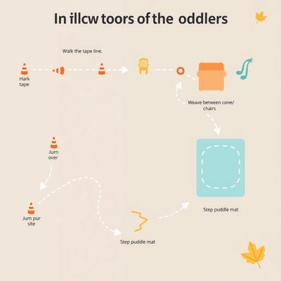 Schemat toru przeszkód: Spacer po parku