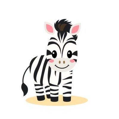 Plakat z zebrami (duża karta)