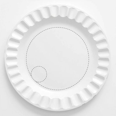 Szablon papierowego talerzyka — baza postaci