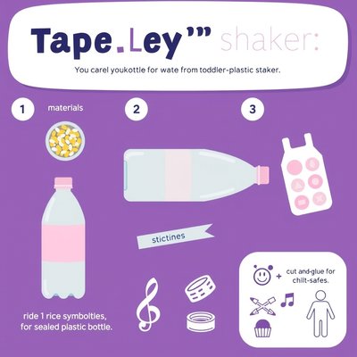 Szablon: Grzechotka z zaklejonej butelki