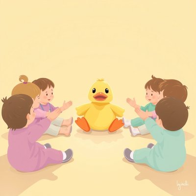 Scena wyciszająca — kołysanka z kaczuszką