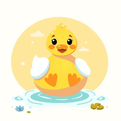 Plakat tytułowy „Dzień Gumowej Kaczki”